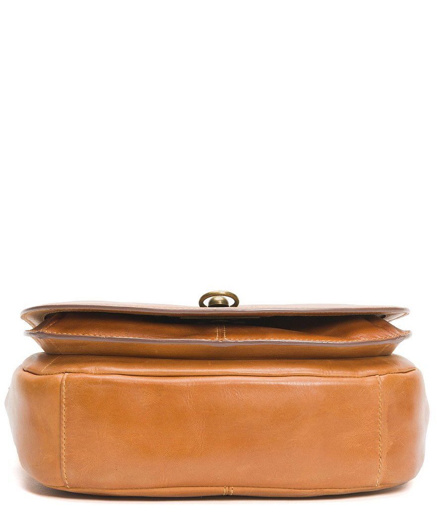 Frye Farrah Flap Antiqued Leather Shoulder Bag