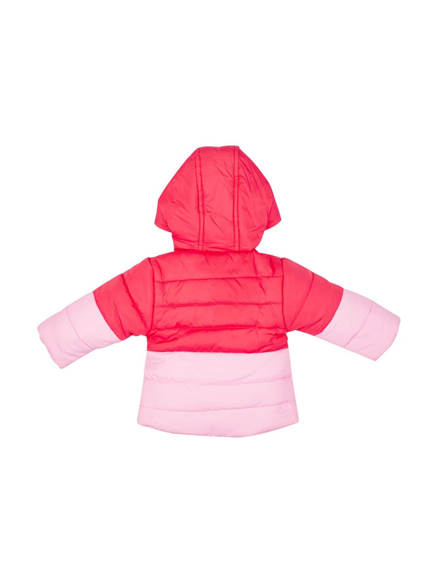 Nino Bambino Kids Red & Pink Printed Full Sleeves Jacket