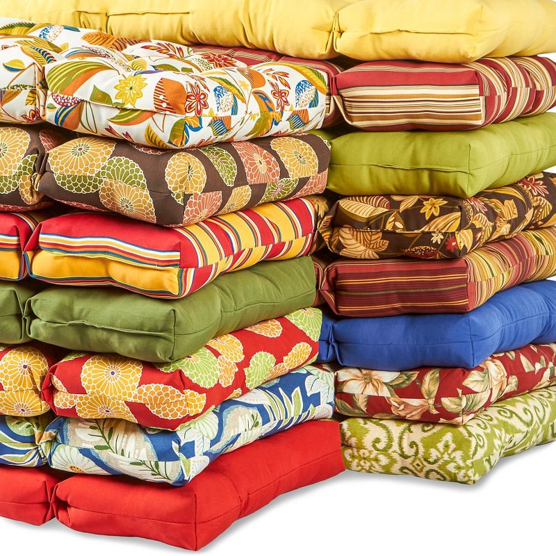 Roma Stripe Outdoor Chaise Lounge Cushion - Kensington Garden