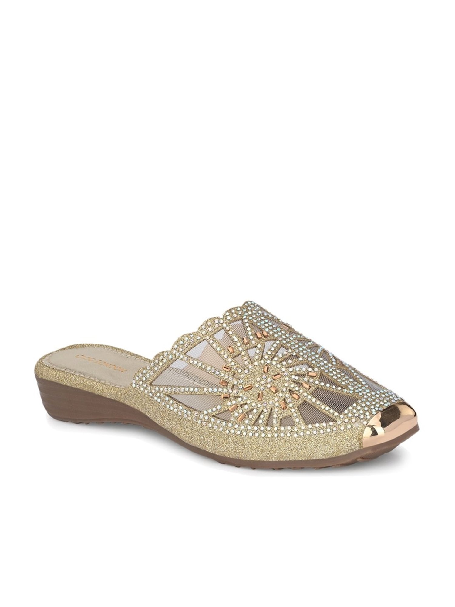 Clog London Women's Golden Mule Shoes