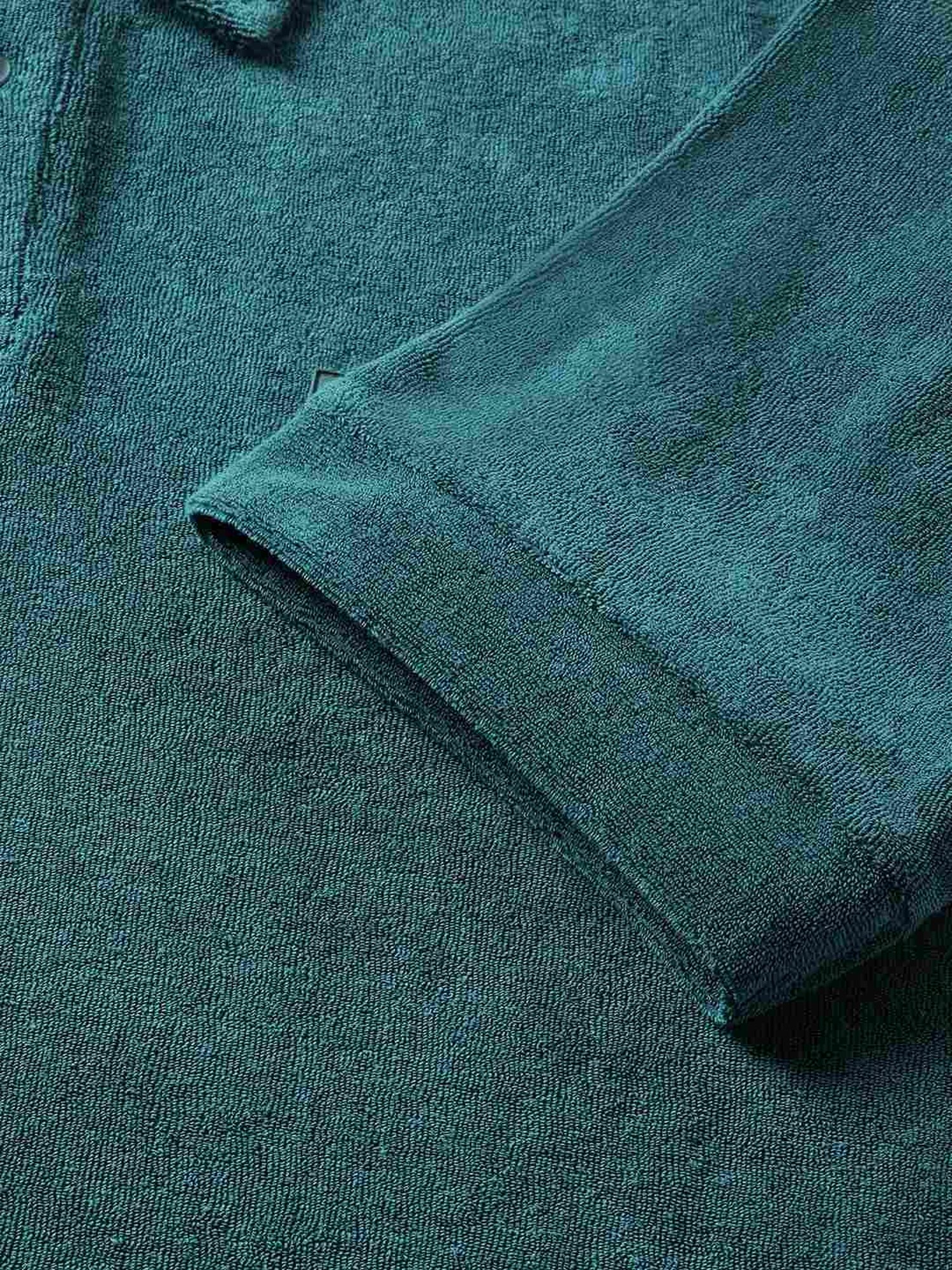 The Bear House Teal Green Relaxed Fit Polo T-Shirt