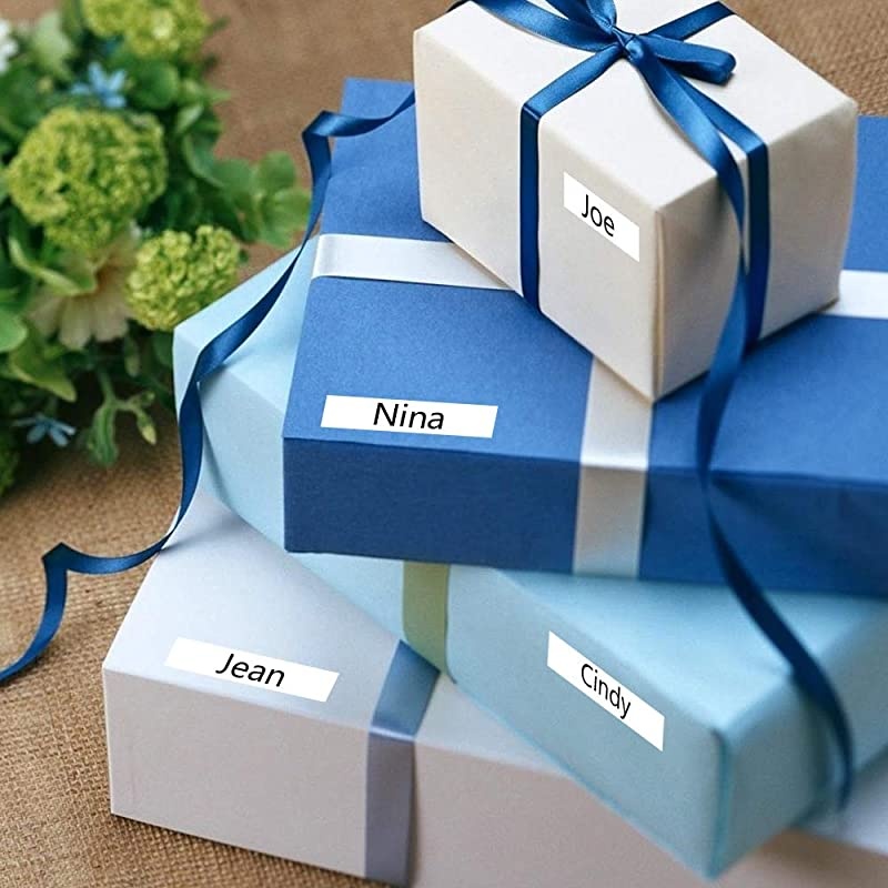 Compatible Label Tape Replacement for Dymo Letratag Labeling Refills 91330 10697 S0721510 Black on White SelfAdhesive Paper Tape for LetraTag LT100T LT100H QX50 12 Inch x 13 ft 6 Pack