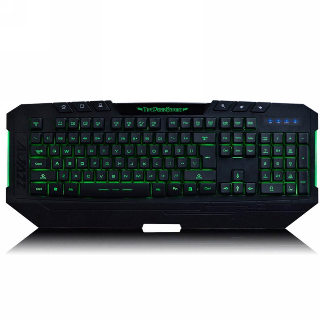 Gaming Keyboard and Mouse Combo Set 7 LED Backlight Wired Keyboard 6 Button 4 DPI Gaming Mouse Bundle