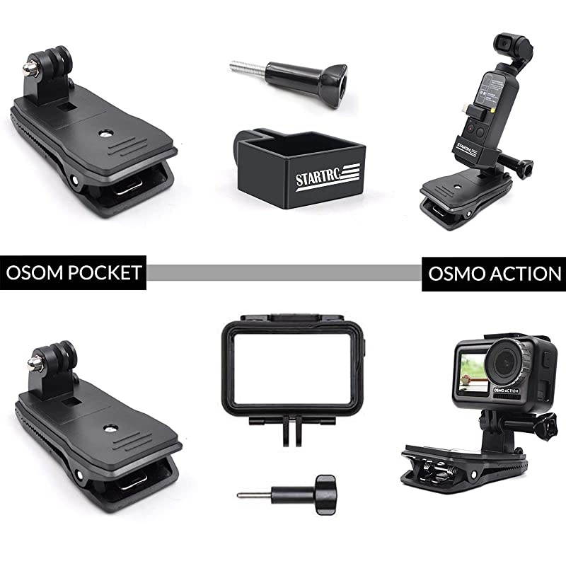 Osmo Pocket Mount Tripod Backpack Clip Accessories for DJI OSMO Pocket OSMO Action Camera Stabilizer Controller Wheel Part