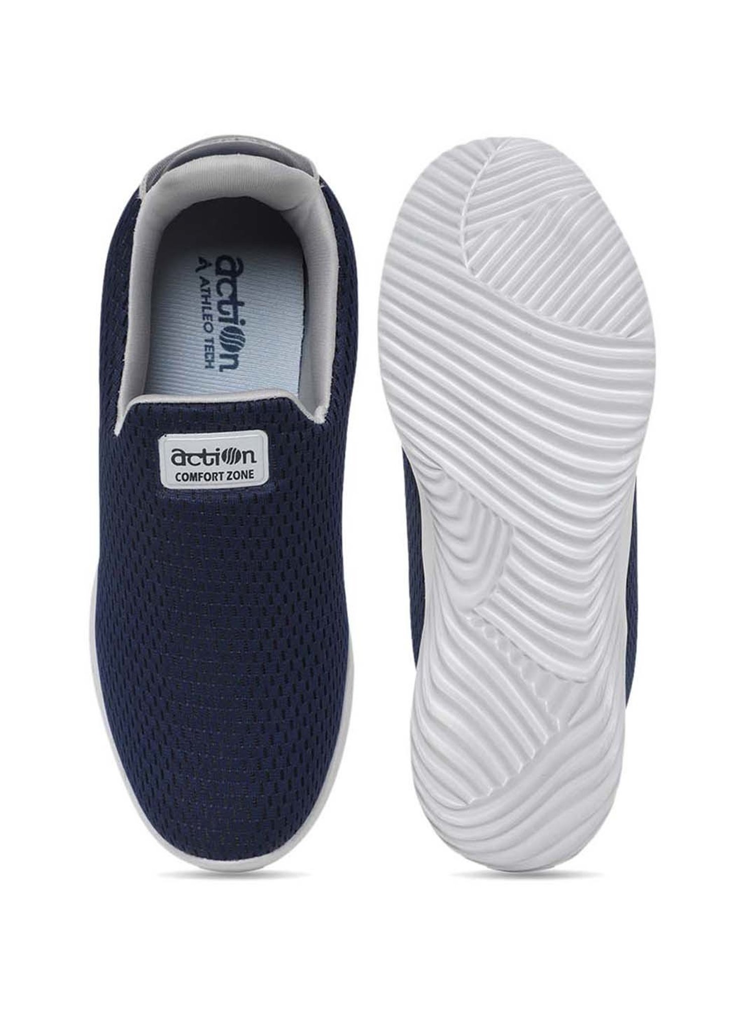 Action Men's Navy Running Shoes