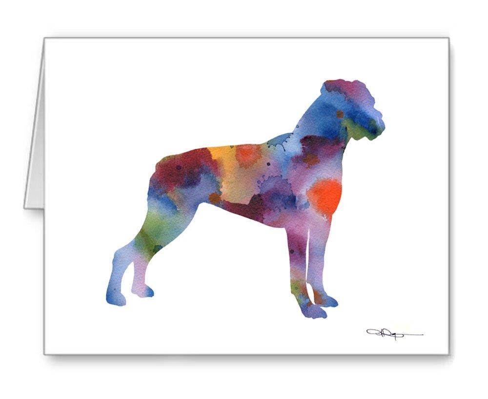 Boxer - Set of 10 Note Cards With Envelopes