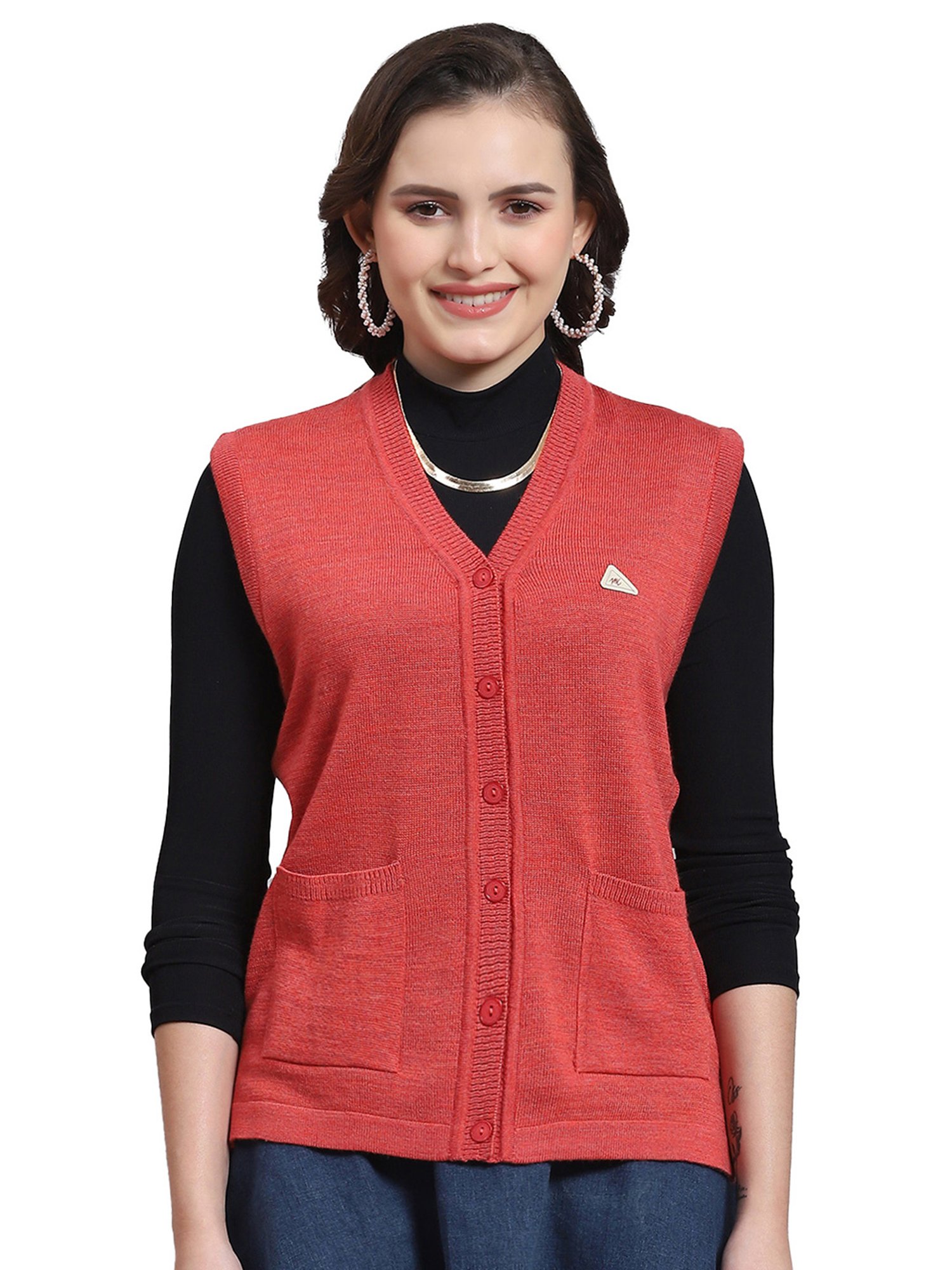 Monte Carlo Red Regular Fit Sweater