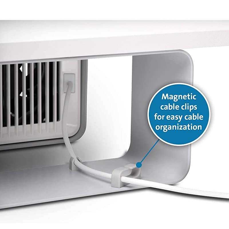 Cool View Wellness Monitor Stand with Desk Fan K55855WW