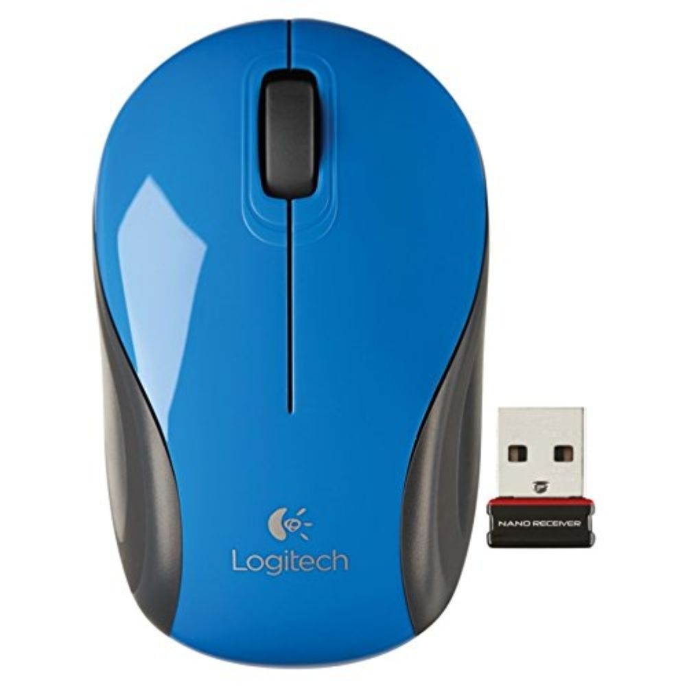 Logitech M187 Wireless Optical Mini Mouse Blue 910-002728