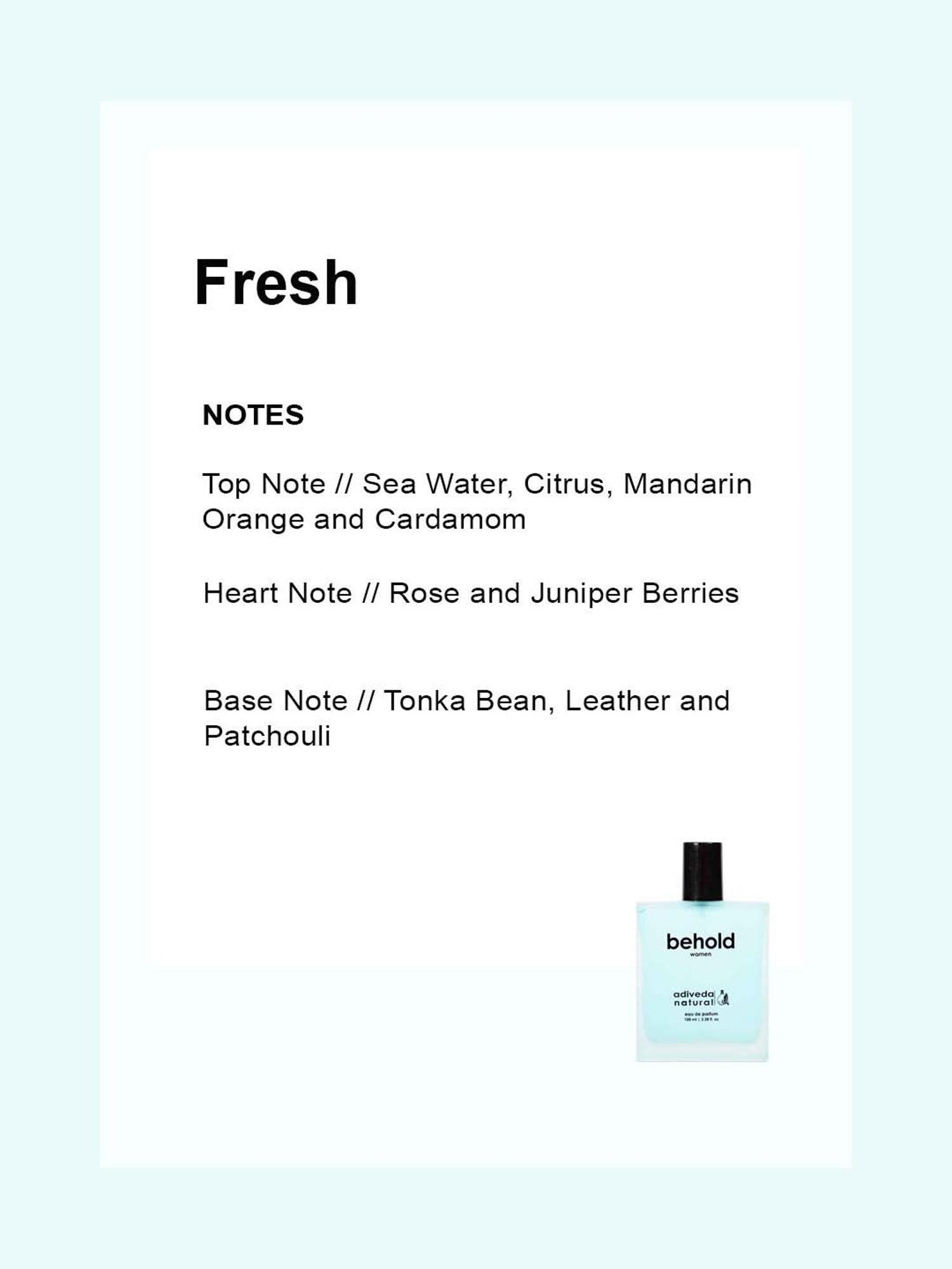 Adiveda Natural Behold EDP for Women - 100 ml