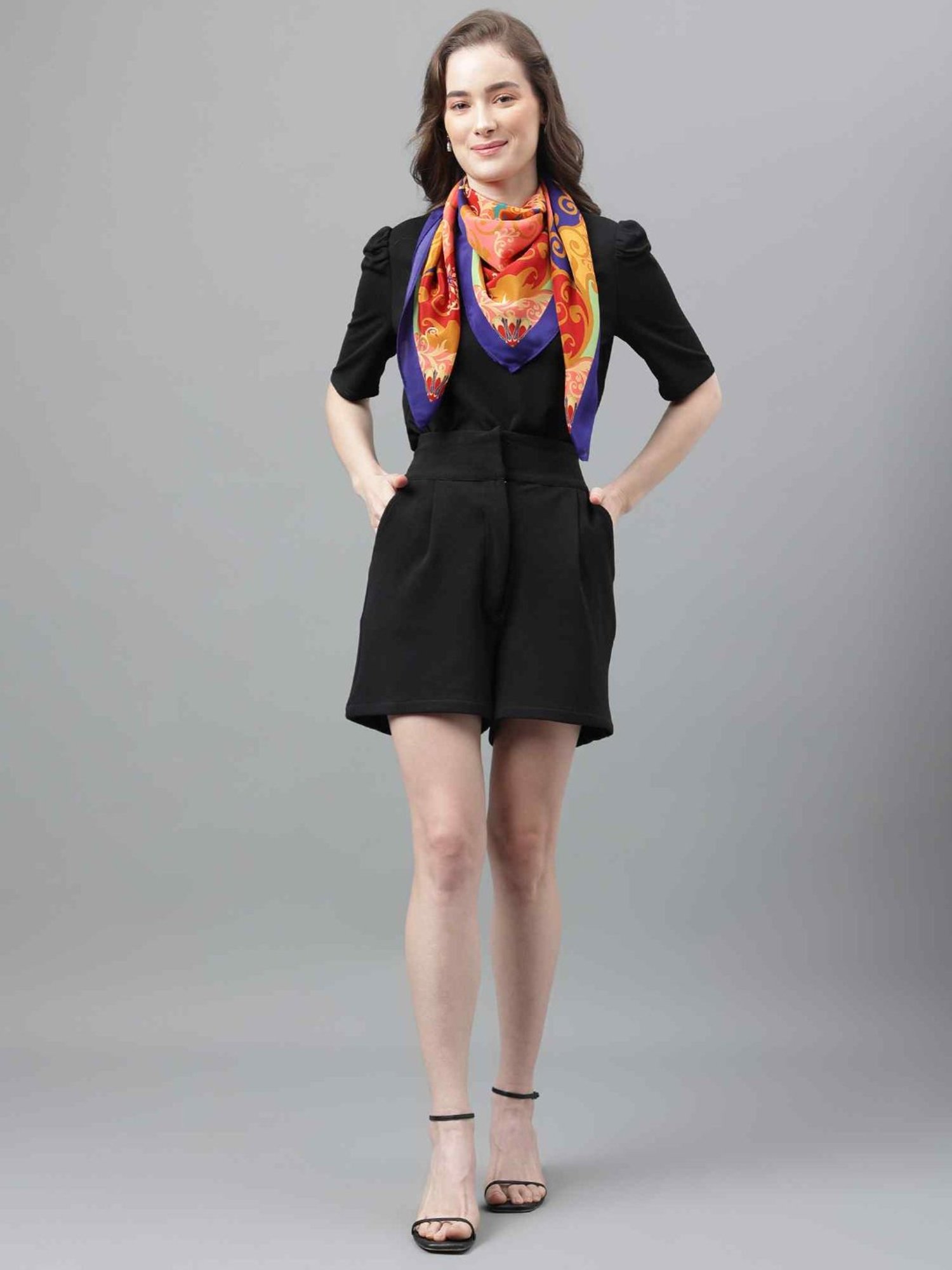 Under Armour Black Polyester Hijab - Extra Small