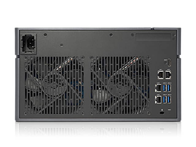 XCubeNAS XN5008T, Tower 8 +1 Bay with Intel Celeron 2.9 GHz Dual-Core CPU, 8GB DDR4 RAM (Max 32GB).