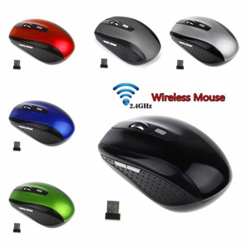 Wireless Gaming Mouse 1200DPI 2.4GHz Optical USB Receiver Mice for PC Laptop