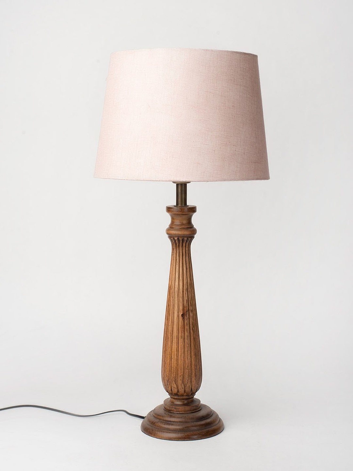 Possini Euro Design Modern Buffet Table Lamp Brushed Steel Tall Gourd White Drum Shade for Dining Room Bedroom Bedside