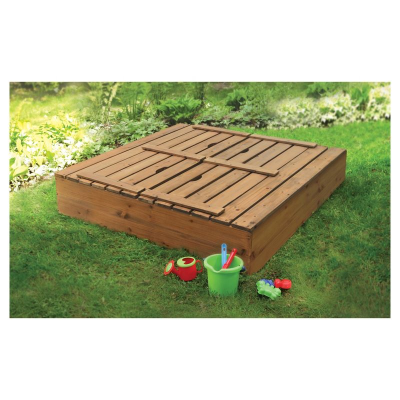 Covered 2-Bench Sandbox