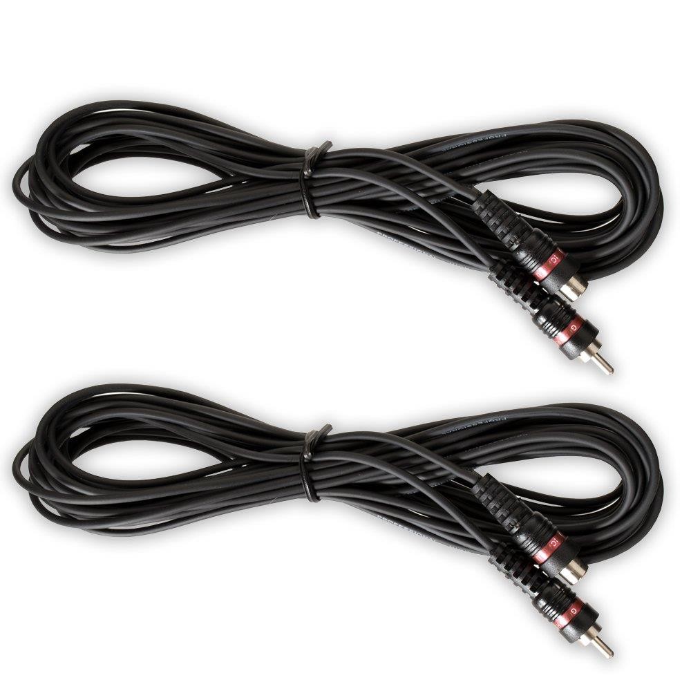 Acoustic Audio AARCA1-2S Two 25' Single RCA Extension Cables Pro Home Audio