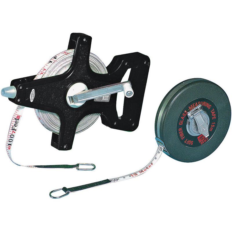 Champion Open Reel Measuring Tape, 1/2 Inch x 100 Feet