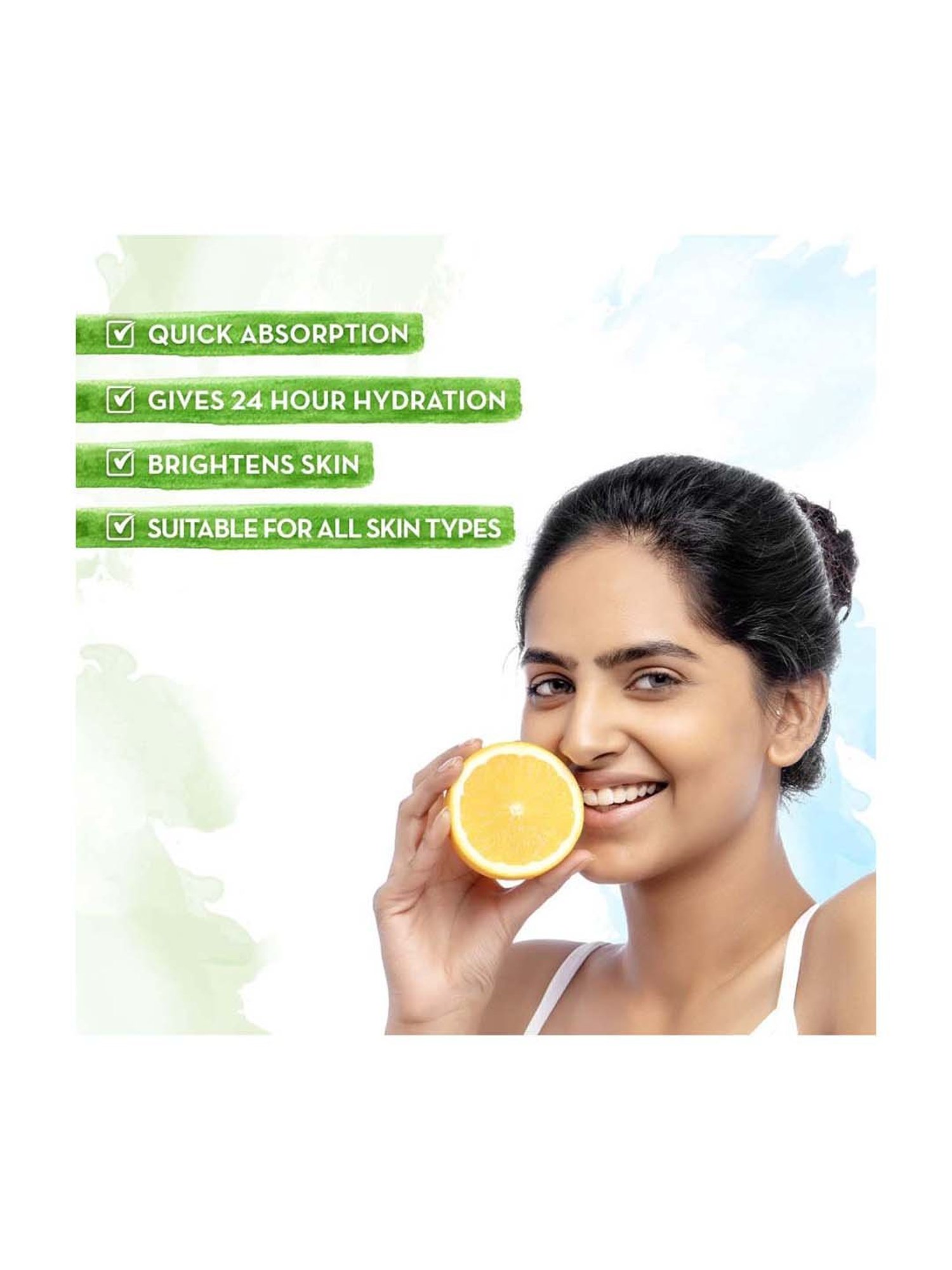 Mamaearth Vitamin C & Aloe Vera Ultra Light Gel Oil-Free Moisturizer - 200 ml