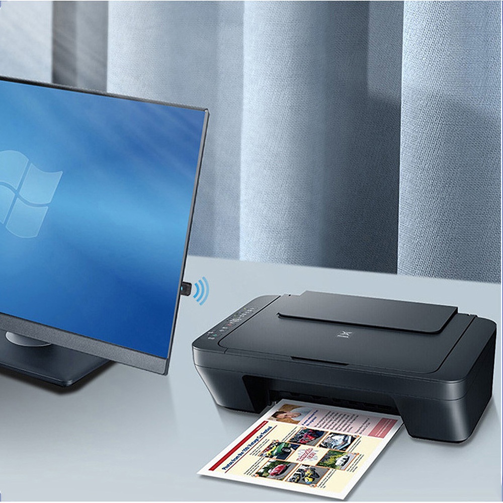 Urant USB bluetooth Adapter bluetooth5.0 Dongle Audio Transmitter Receiver for Printer PC Speaker Mouse-Black