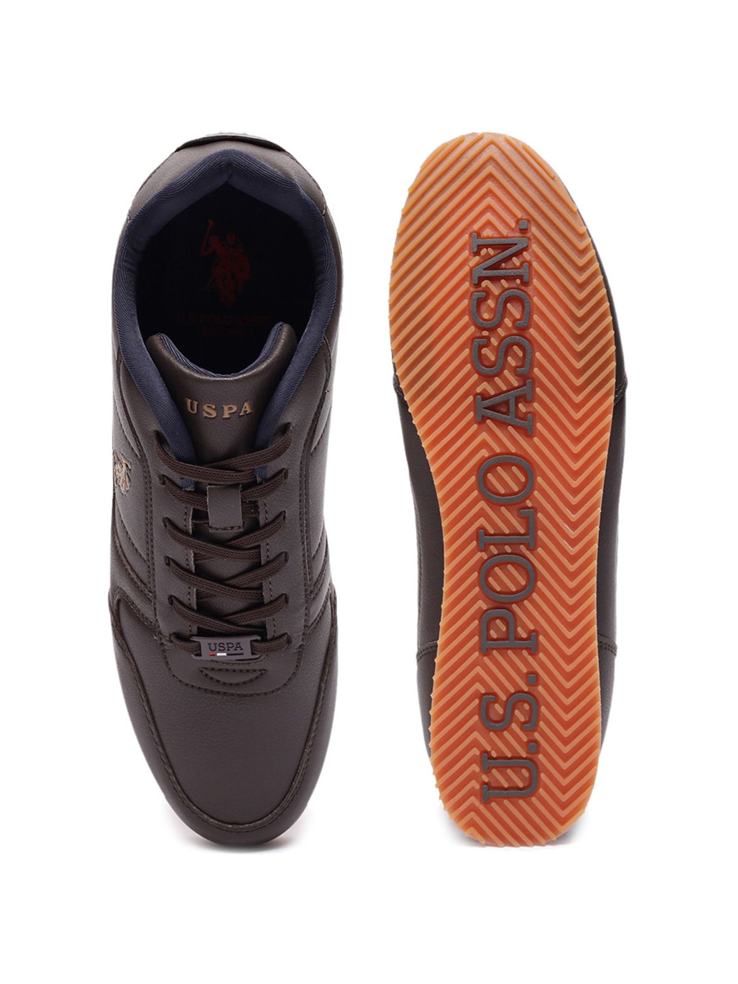 U.S. Polo Assn. Men's Brown Sneakers