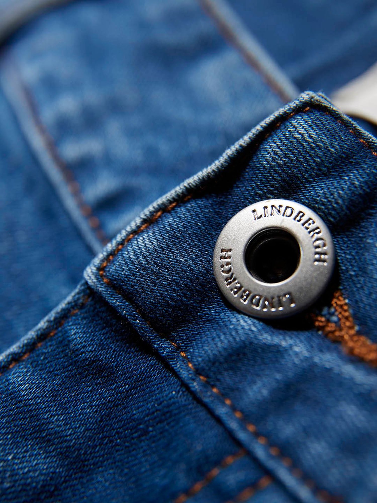 Lindbergh Blue Mid Rise Bermuda Shorts