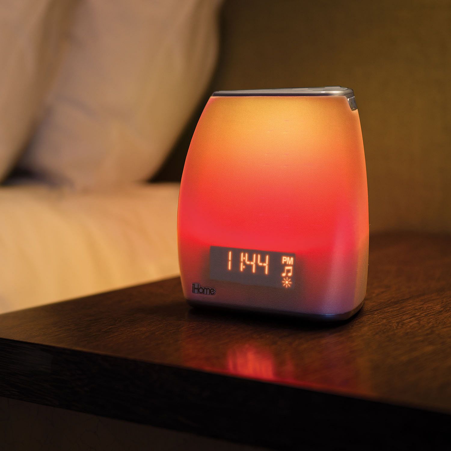 iHome Zenergy Bedside Sleep Therapy Machine with Bluetooth Clock Radio - iZBT10W