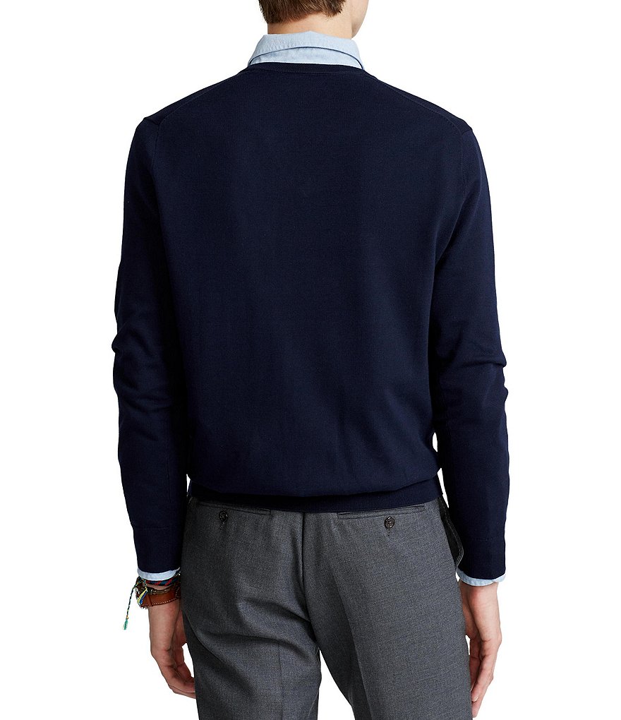 Polo Ralph Lauren Solid V-Neck Sweater