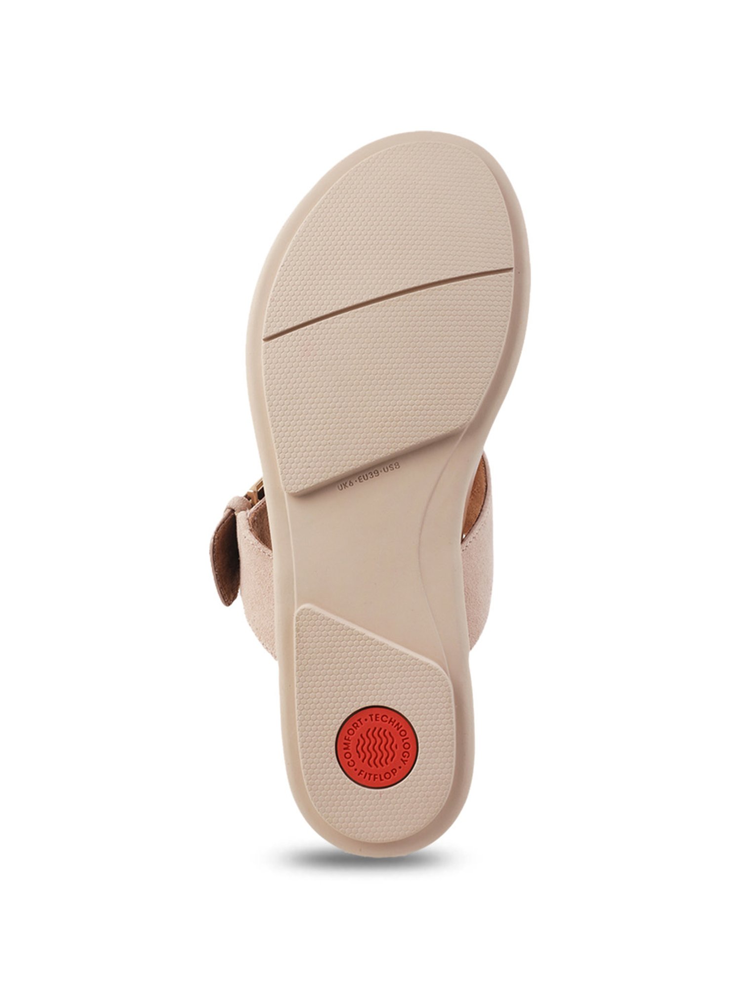 FitFlop Women's Beige Thong Sandals
