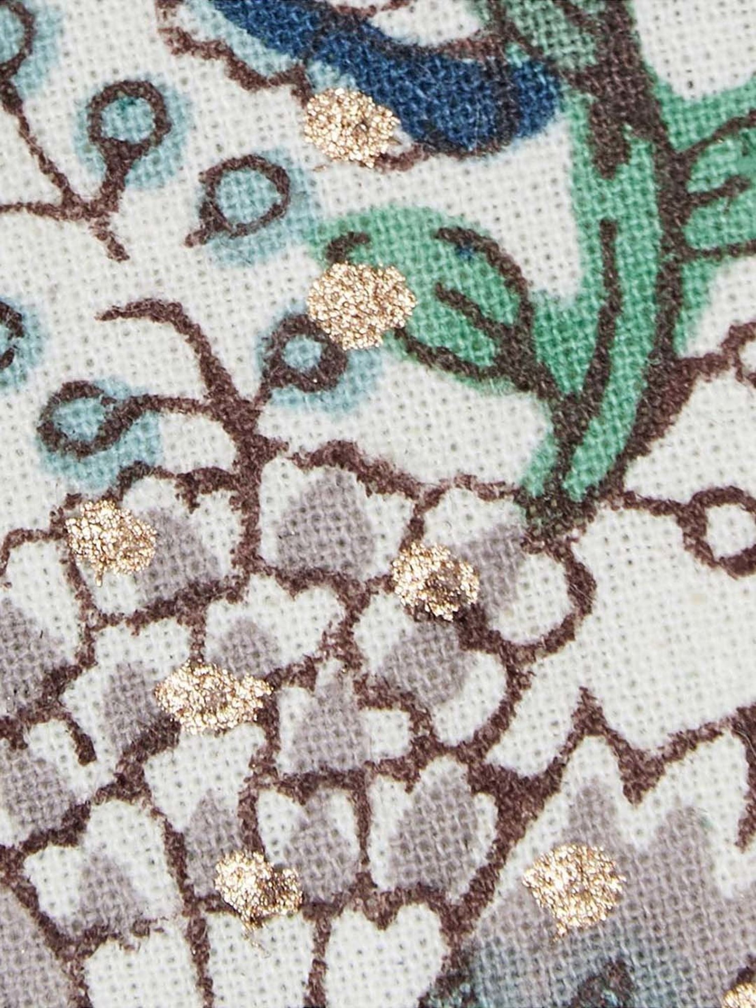 Fabindia Home Coromndel Blue Cotton 163 GSM 8 Seater Table Cover