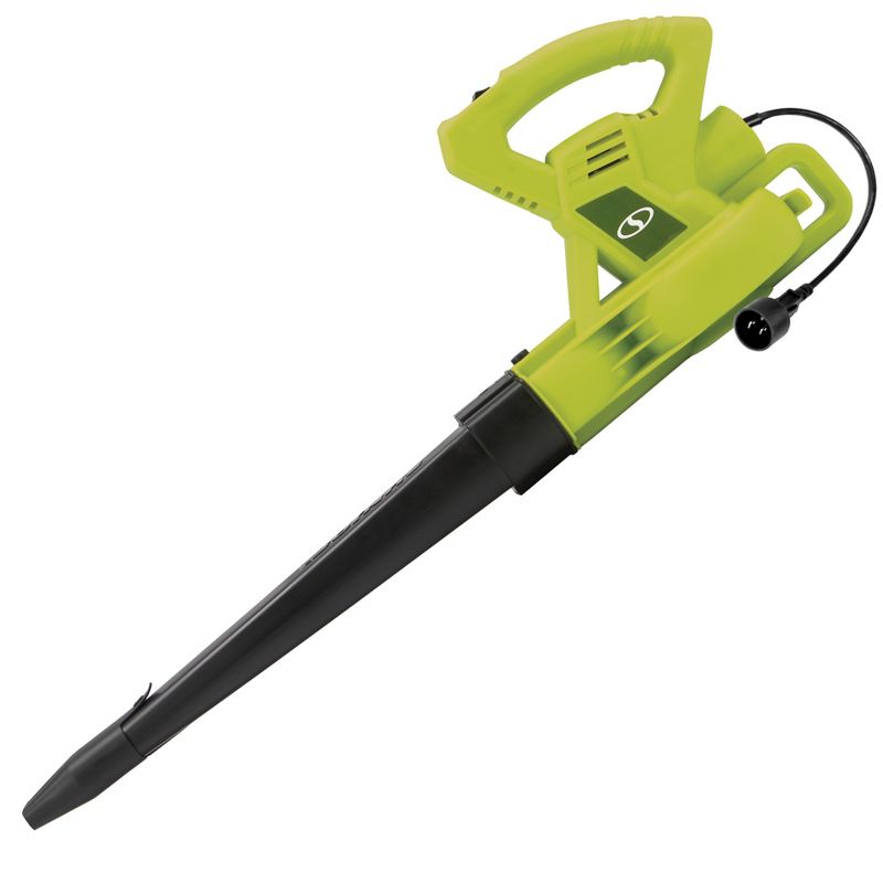 Sun Joe SBJ601E 2-Speed Electric Blower | 215 MPH | 10 Amp (Green).