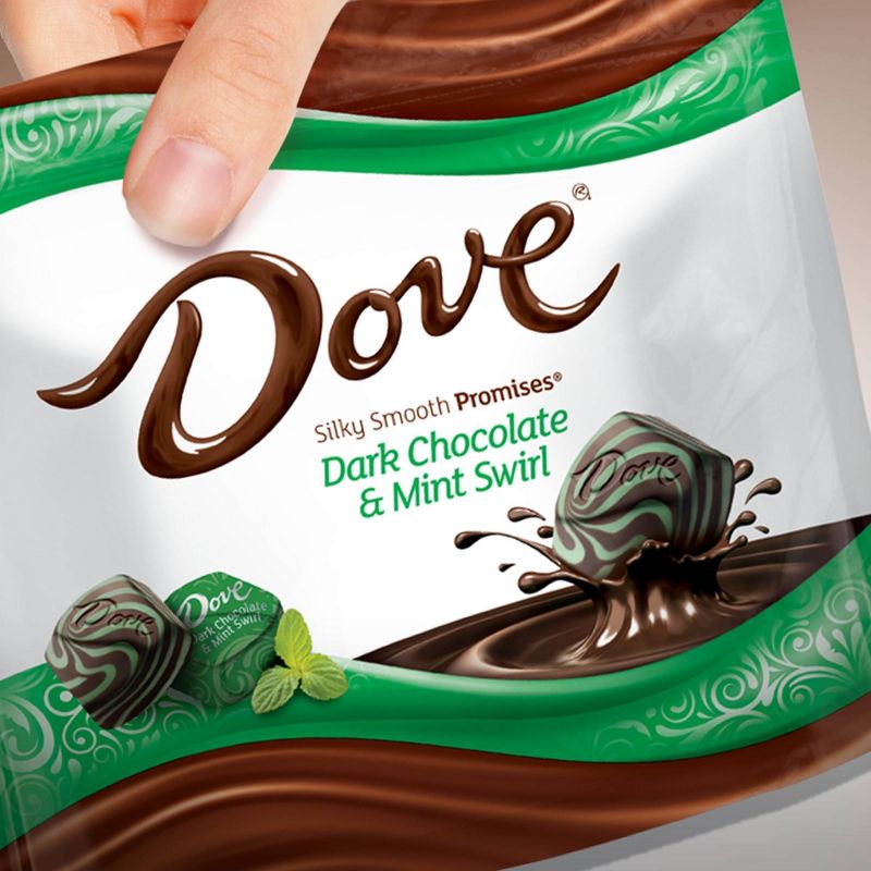 Dove Promises Dark Chocolate & Mint Swirl Candies - 7.6oz