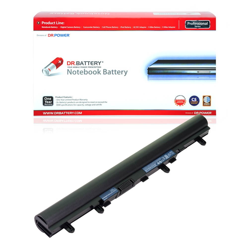 DR. BATTERY - Replacement for Acer Aspire E1-432P / E1-470 / E1-470P / E1-472 / E1-472G / E1-472P / E1-510 / E1-510P / KT.00403.012 / TZ41R1122 / 4ICR17 / 65 / AK.004BT.097 / AL12A32 / AL12A72