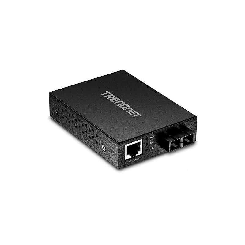 100 BaseT to 100 BaseFX MultiMode SC Fiber Converter Standalone 10100 Mbps AutoMDIX Fast Ethernet Port Fiber Networking up to 2 km 125miles 200 Mbps Switching Capacity TFCFMSC