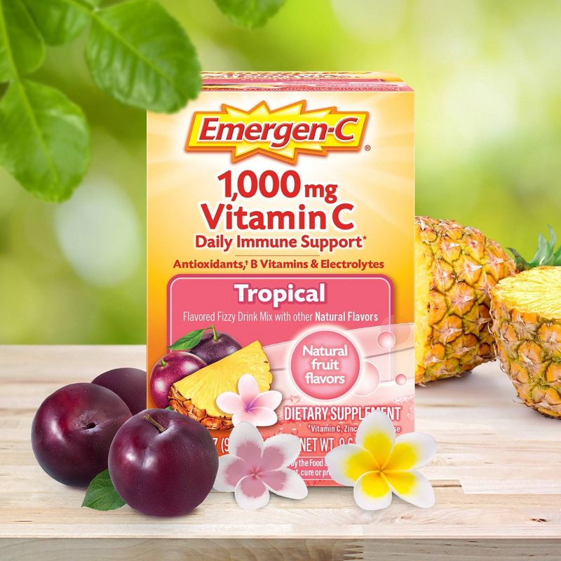Emergen-C Dietary Supplement Drink Mix - Tropical - 30ct