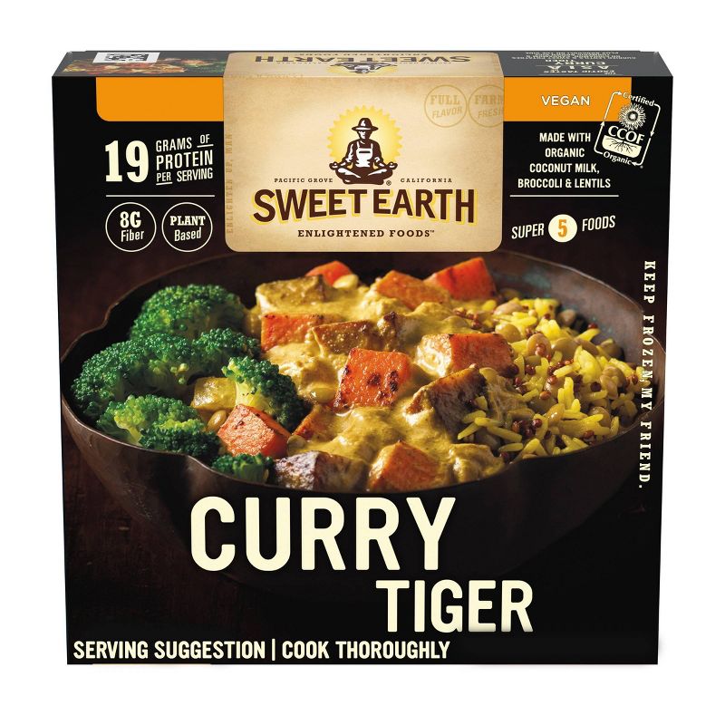 Sweet Earth Natural Foods Frozen Curry Tiger - 9oz