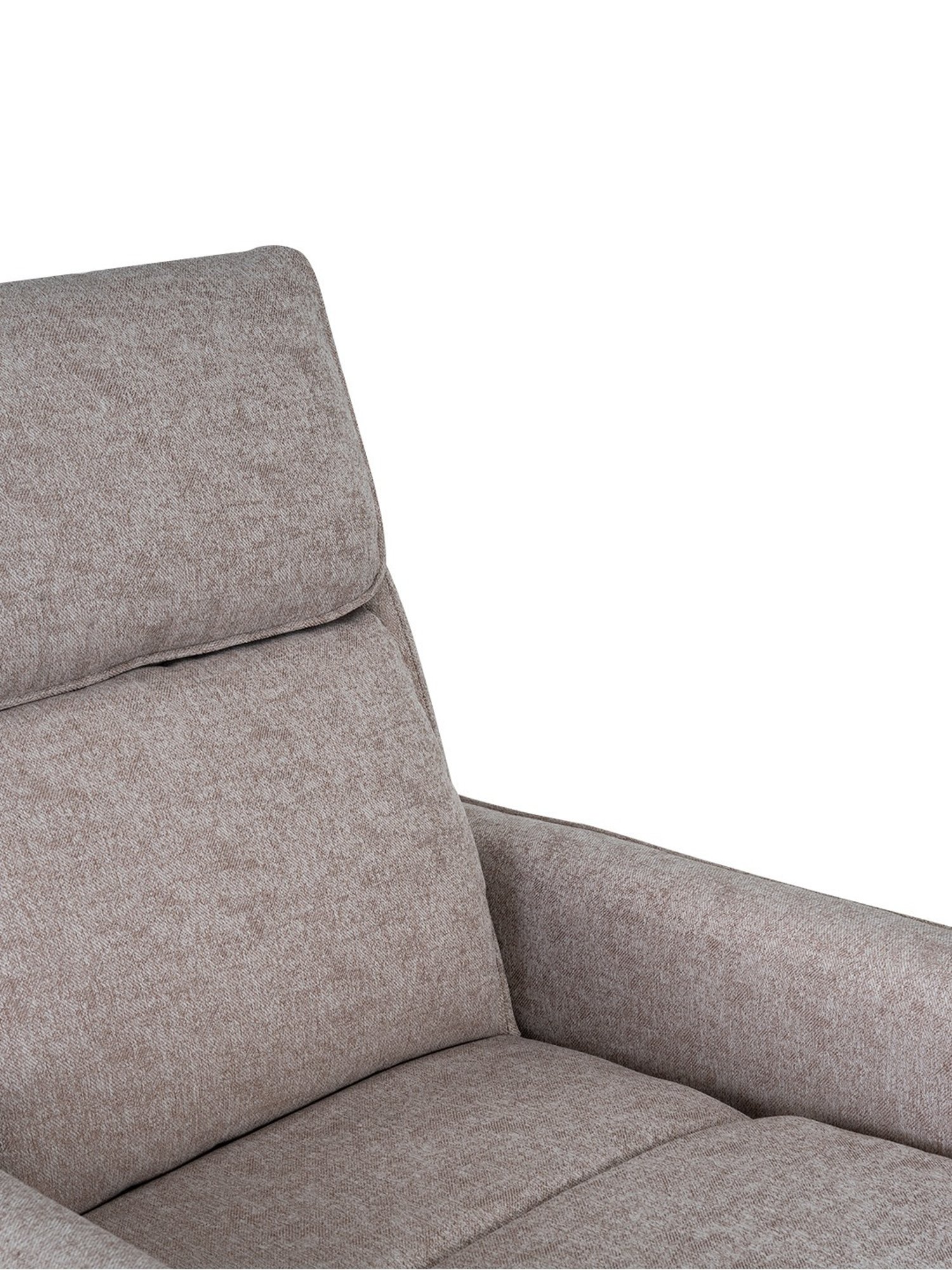 Durian Nathan Sand Beige Fabric Reclining Sofa