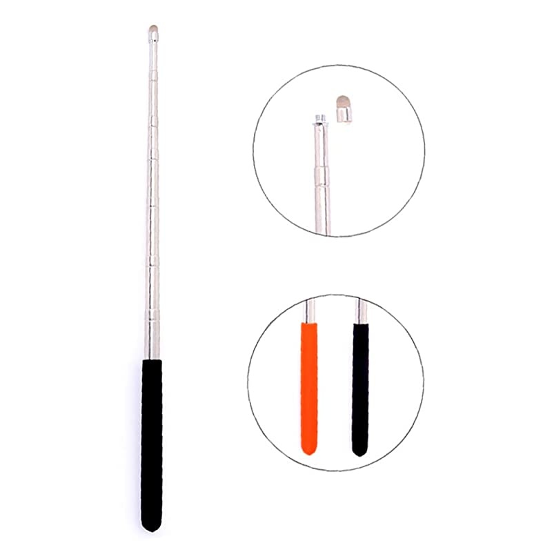 Teacher Pointer Teaching Pointer Expandable whiteboard Pointer with capacitive Screen Handwriting Function Teacher Coach Presenter Pointer Extended to 39 inches Black