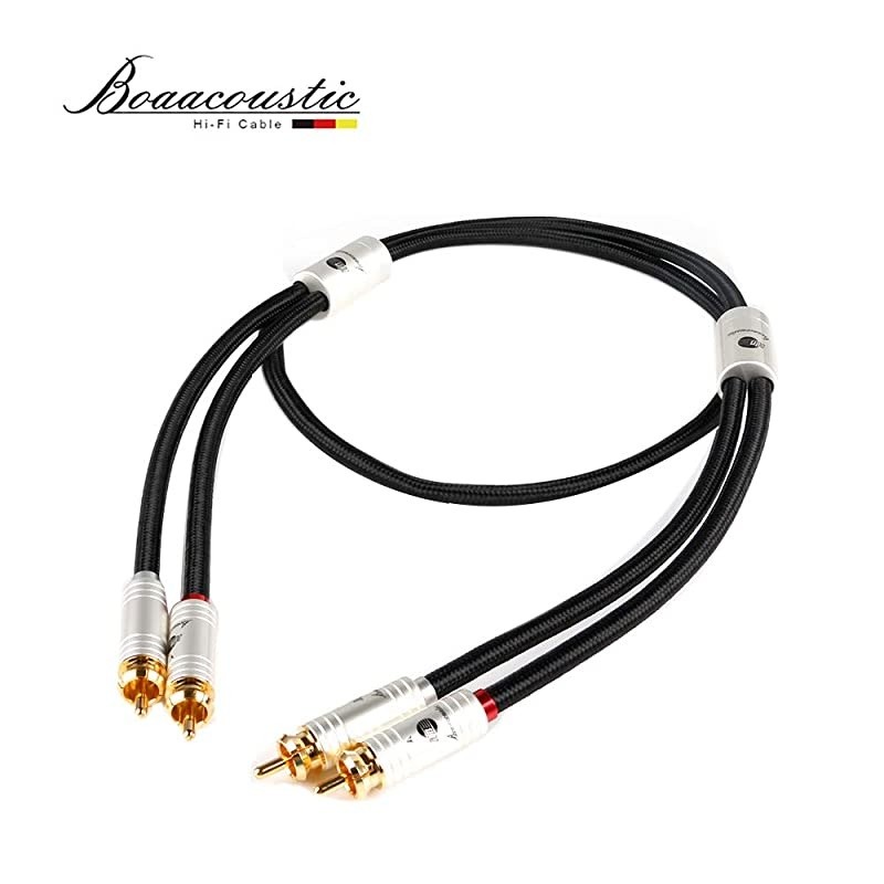 JIB  4N OFC HiFi 2RCA Male to 2RCA Male Audio Cable 65ft