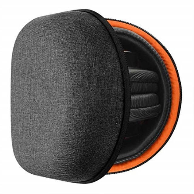 geekria ejb40 headphones carrying case for sony mdrv6, mdrv600, mdrv900hd, mdrv500, mdr7506 and more / hard shell headphone case / headset travel bag black fabric