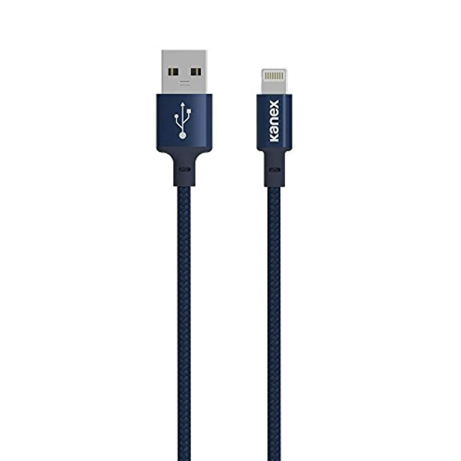 Kanex K157-1213-NB4F 4ft. Premium Durabraid Lightning Cable - Navy Blue