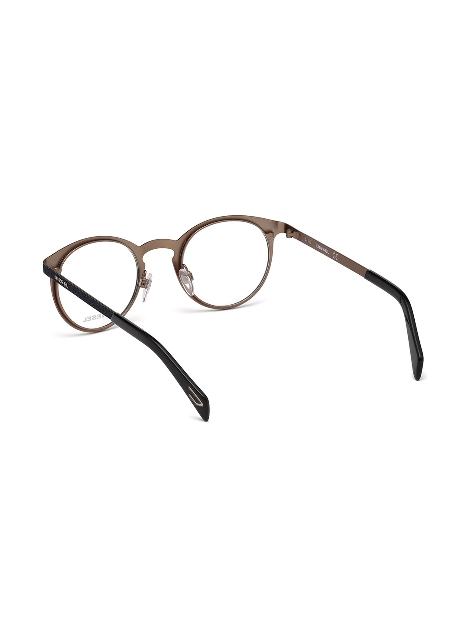 DIESEL DL5221 48 092 Black Full Rim Round Frame