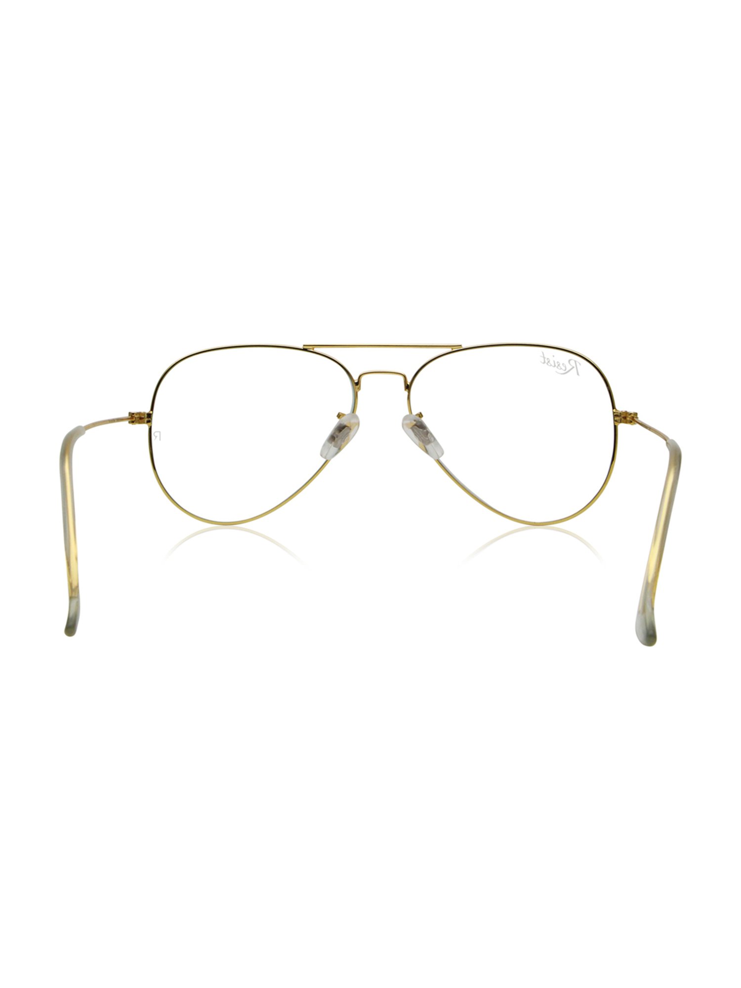 Resist Eyewear Clear Aviator UV Protection Unisex Sunglasses