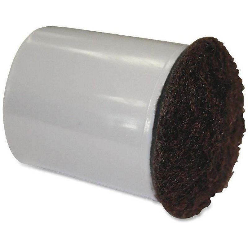 Lorell Replacement Chair Tip w/Felt 3/4 16/Bag Gray 49323