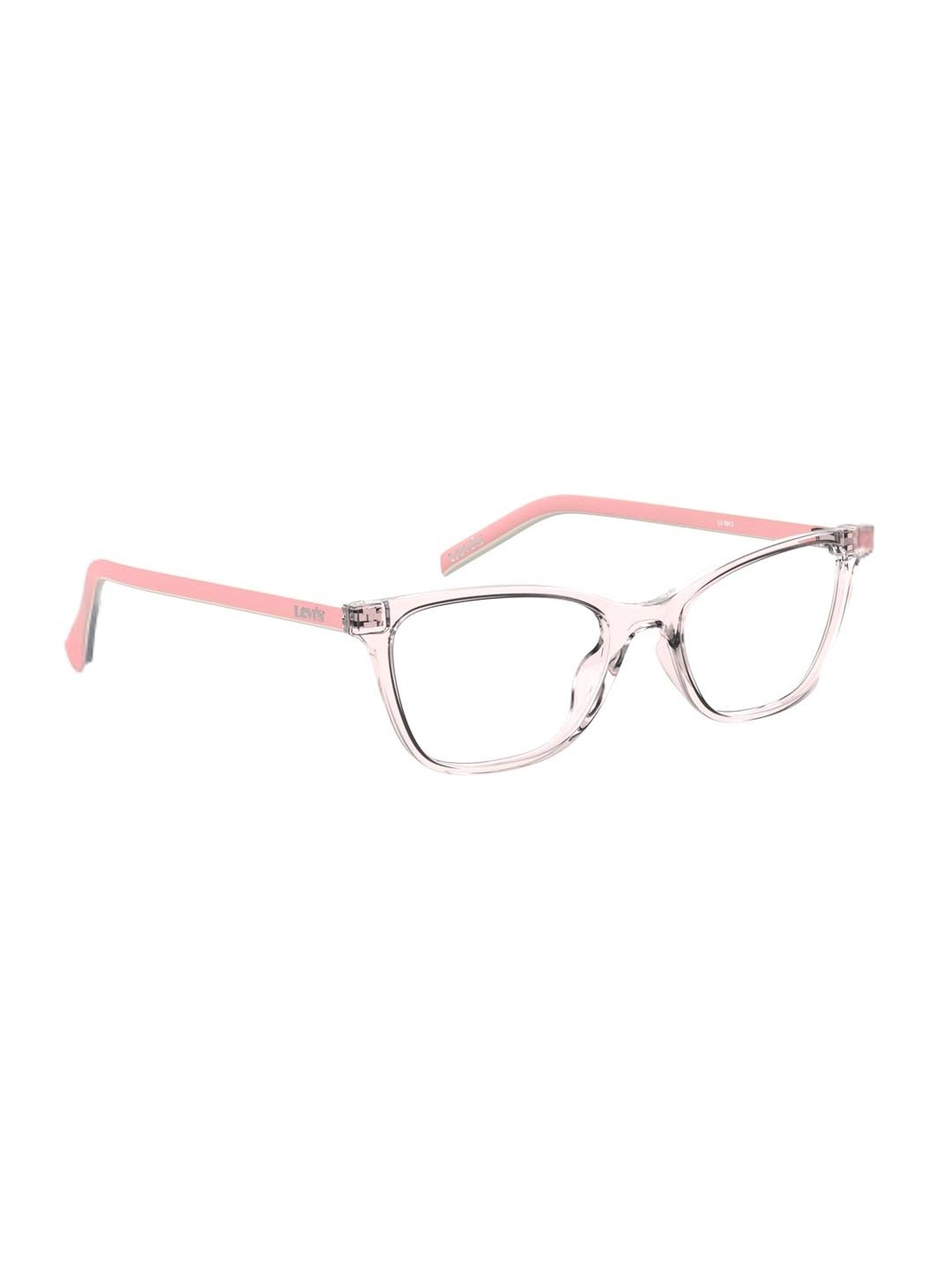 Levi's Pink Rectangular Eye Frames for Women