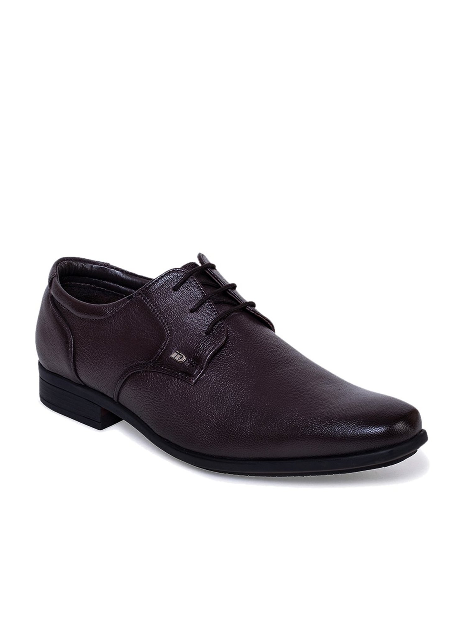 ID Men's Dark Brown Derby Shoes
