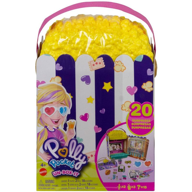 Polly Pocket Un-Box-It Popcorn Box Playset