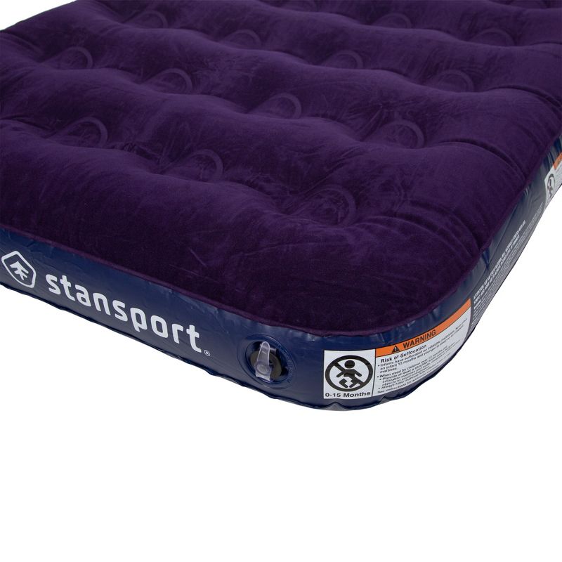 Beautyrest Comfort Plus 17" Anti-Microbial Air Mattress with Pump - Full