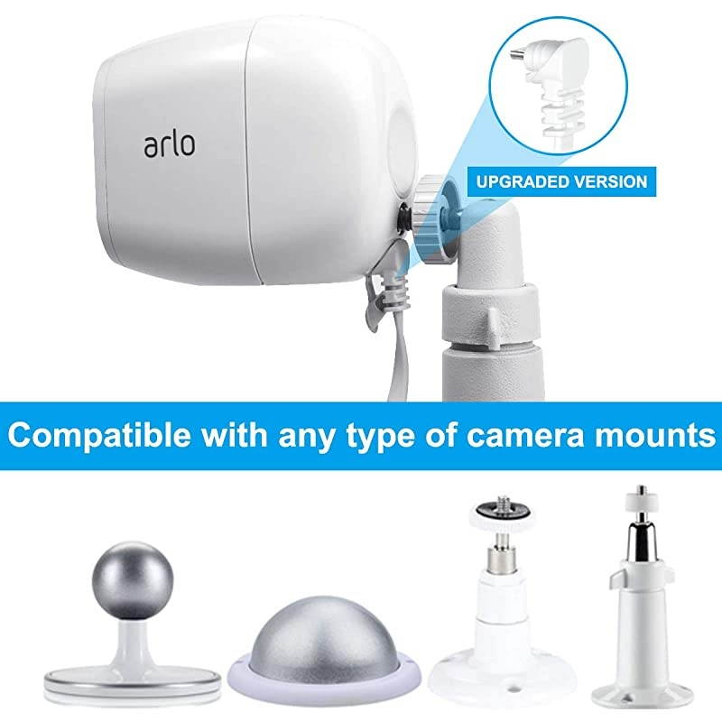 QC 3.0 Charger Brick with 30 Feet Right Angled Micro USB Power Cable,Quick Charger Power Adapter and Charging Cord,Outdoor Power Supple for Arlo Pro,Arlo Pro 2,Arlo Go,Arlo Security Light