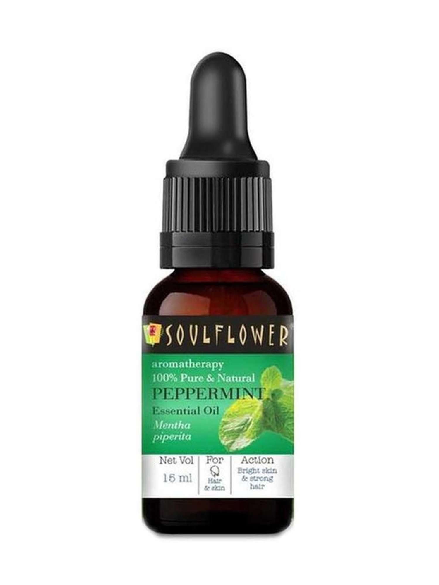 Soulflower Peppermint Essential Oil - 15 ml