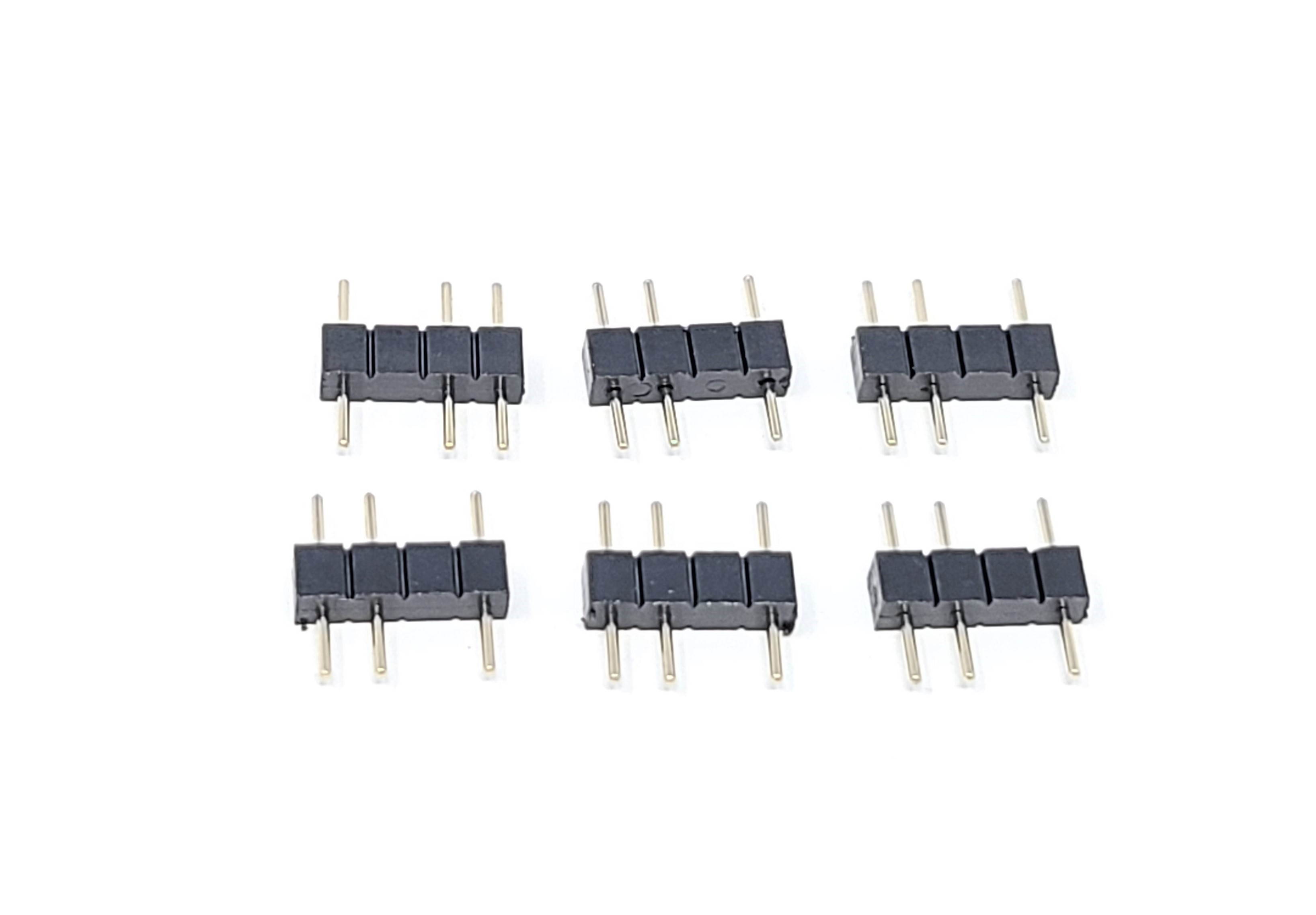 Micro Connectors 70cm Premium Sleeved 3-Pin 1 to 5 Addressable (ARGB) Splitter Cable (White)